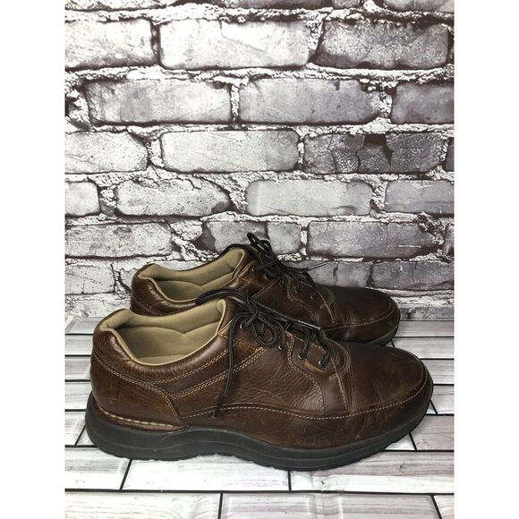 Rockport APM33603 Prowalker Brown Leather Walking Casual Shoes Men’s Sz 11.5W US - Picture 1 of 16